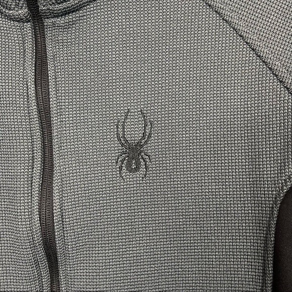 Spyder Men's Constant Full Zip Up Sweater Fleece Jacket Polar Black S Outdoor - Picture 10 of 16